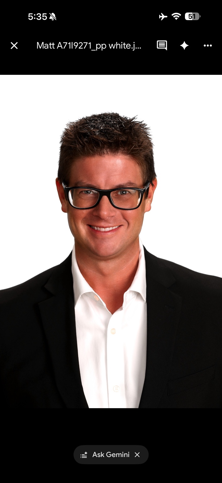 Matt Goolsby headshot on a white background